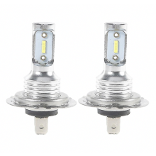 ampoules LED Cree H7 8000 lm 55 W 6000 K pour phares de moto, feux de route et antibrouillards (bej