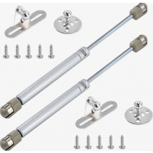 Vérins à gaz 200 N/20 kg, charnières à ressort hydrauliques, amortisseurs à gaz avec vis, compatibl