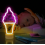 Letrero de neón de helado - Luces de neón de helado compatibles con l 3