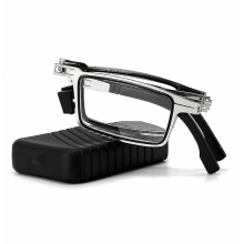 Portable Folding Reading Glasses Men Metal Round Square Anti Blue Light Eyewear Presbyopia Eyeglasses Frame Diopter +1.0 To +4.0_Surprise Gift