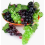 Uvas artificiales, 3 piezas diferentes Uvas artificiales Uvas escarch 3