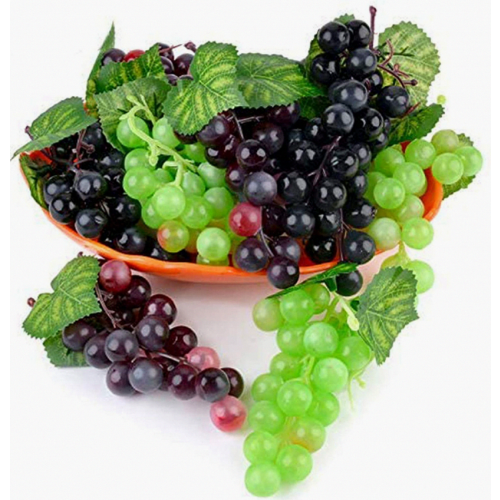 Uvas artificiales, 3 piezas diferentes Uvas artificiales Uvas escarch 2