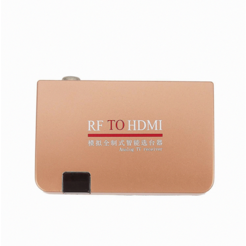Convertitore da RF a HDMI, decoder TV analogico, decoder digitale, telecomando, spina europea, regalo a sorpresa 2