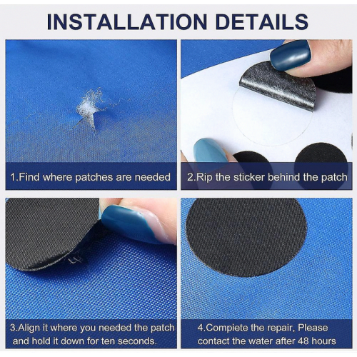 8 parches de reparación de nailon autoadhesivos_Regalo sorpresa 2