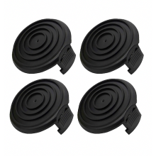 Lot de 4 couvercles de bobine Wa0037, compatibles avec les débroussailleuses Worx WG184, WG168 et W