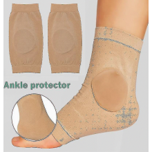 Ankle Bone Protection Socks Malleolar Sleeves With Gel Pads Compatible Boots, Skates, Splints, Braces - 1 Pair_Surprise Gift