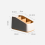 Organiseur de télécommandes à 4 compartiments, support de télécommandes, rangement compatible - Idé 2
