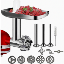 Accessoire hachoir à viande en métal compatible avec les robots pâtissiers KitchenAid, cadeau surpr
