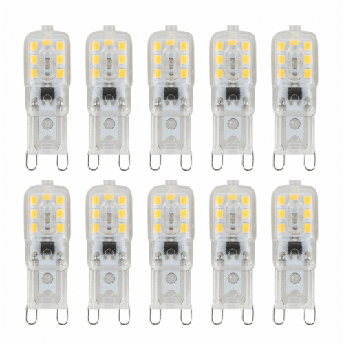 10 Λαμπτήρες LED G9 5w Συμβατοί με Λάμπες Φωτισμο