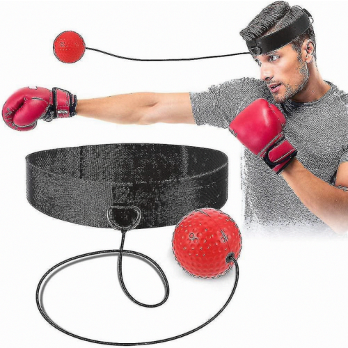 Boxing Reflex Training Balls,punch Ball With Adjustable Headband_Surprise Gift