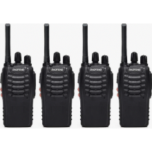 Baofeng Bf-888s(bf-88a) Raidió FRS Walkie Talkie 0.5w Raidió Dhá Bhealach 16 Chainéal le Cluasán, T