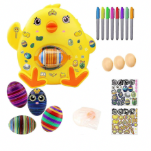 Kit per decorare le uova di Pasqua, con macchine per disegnare e decorare le uova, 8 dipinti e 3 uova - Regalo a sorpresa