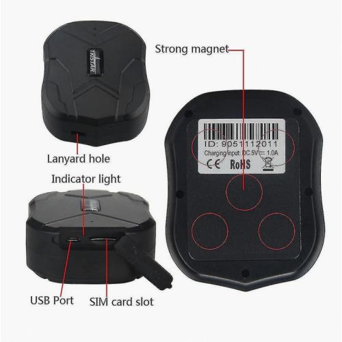 GPS Tracker Tk905 Συμβατό Αδιάβροχο Σύστημα Παρακ 2