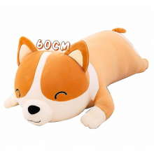 60 cm schattige Corgi hond gigantische pluche knuffel, groot speelgoed, pluche kussen, kerstcadeau, geschikt voor kinderen, verrassingscadeau