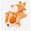 60cm χαριτωμένο σκυλί corgi γιγάντιο βελούδινο με 3