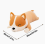 60cm χαριτωμένο σκυλί corgi γιγάντιο βελούδινο με 5
