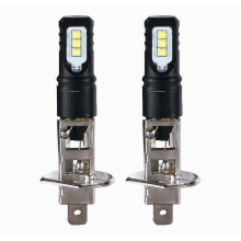 2x H1 6000k Superhelder Wit 6000lm DRL LED Koplampkit Grootlicht__Verrassingscadeau