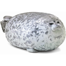Coussin phoque de 60 cm, peluche phoque toute douce en coton, cadeau surprise