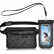 Waterproof Bag Waist Bag Cover With Waterproof Phone Case, Universal Beach Bag With Phone Bag Waterproof Compatible Water Sports, Beach, Swimming, Bo