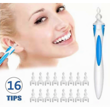 Dissolvant de cérumen en silicone Emoly avec 16 embouts_Cadeau surprise
