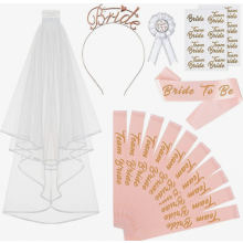 30pcs Bachelorette Party Set Rose Gold Group Set Compatible Party()_Surprise Gift