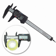 Elektronische digitale schuifmaat van 150 mm (6 inch) van koolstofvezelcomposiet - Verrassingscadeau