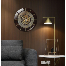Acryl Islamitische Wandklok 30 cm Moslim Woondecoratie Wandklok (zilver)__Verrassingscadeau