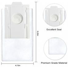 Lot de 4 sacs à poussière compatibles avec Samsung VCA-RDB95 Jet Bot+ et Jet Bot Ai+ - Subaoe_Cadea