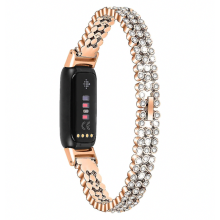 Sopiva yhteensopiva Fitbit Luxe ruostumattomasta teräksestä valmistet
