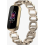 Compatible con Fitbit Luxe. Correa para mujer, ajustable, de acero in 2