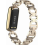 Compatible con Fitbit Luxe. Correa para mujer, ajustable, de acero in 1
