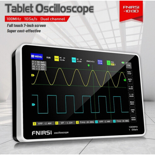 Ψηφιακός παλμογράφος tablet FNIRSI 1013D 7 ιντσών 1