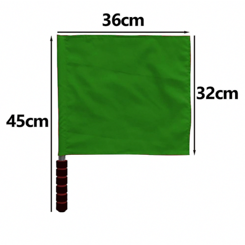Schiedsrichter-Befehlsflagge (rot), Schwammgriff – Überraschungsgeschenk 1