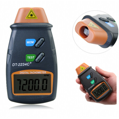 DT-2234C+ Ψηφιακό Στροφόμετρο Λέιζερ RPM Εργαλείο