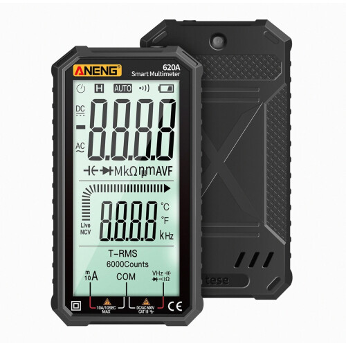 ANENG 620A Μεγάλη Οθόνη LCD 4,7 ιντσών Αυτόματη +