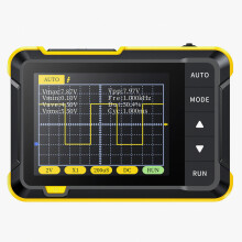 FNIRSI DSO152 Mini Handheld Digital Oscilloscope Latest Version 2.5MSa/s 200KHz Analog Bandwidth 800 VPP with PWM Output_Surprise Gift