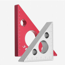 Stück Drillpro 90-Grad-Höhenmesser aus Aluminiumlegierung, metrisch/Zoll, dreieckiges Höhenmesser für Holzbearbeitung – Überraschungsgeschenk