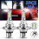 2 X H4 9003 Hb2 6000k Super White Csp LED Λαμπτήρ 2