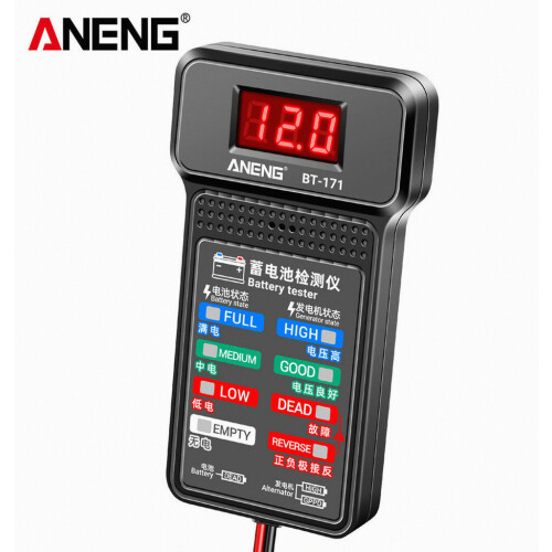 ANENG BT-171 Δοκιμαστής Μπαταρίας 12V LCD Ψηφιακό 2