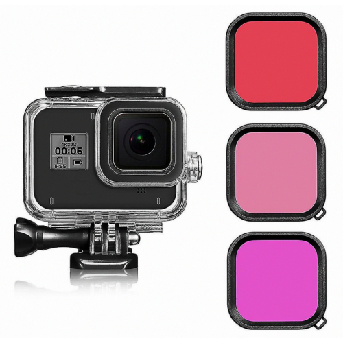 3 φίλτρα φακών Gopro8/9 για υποβρύχιες καταδύσεις 1