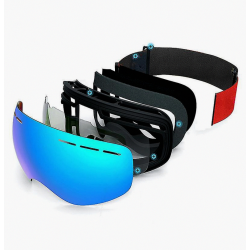 Masque de ski à écran magnétique interchangeable, protection UV400 - Cadeau surprise 1