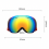 Masque de ski à écran magnétique interchangeable, protection UV400 - Cadeau surprise 3