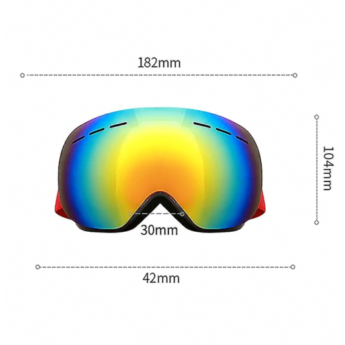 Masque de ski à écran magnétique interchangeable, protection UV400 - Cadeau surprise 2