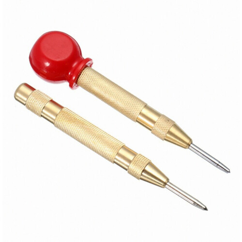 Drillpro 6mm Automatic Center Pin Punch Spring Loaded Marking Starting Holes Tool_Surprise Gift 1