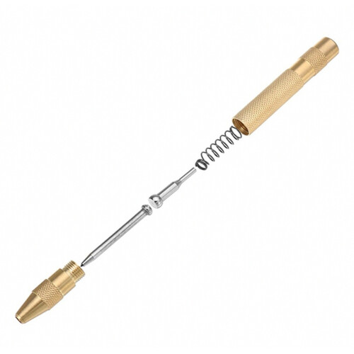 Drillpro 6mm Automatic Center Pin Punch Spring Loaded Marking Starting Holes Tool_Surprise Gift 2