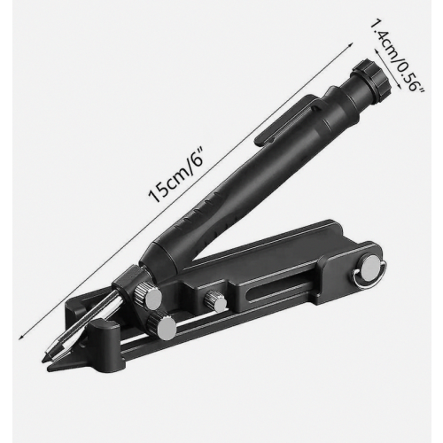 Woodworking Drawing Scribing Tool Multi-function Construction Pencil Scribe Tool_Surprise Gift 1