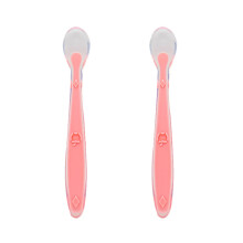 Callowesse Silicone Spoons in Pink, 2 Pack