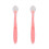Callowesse Silicone Spoons in Pink, 2 Pack 1