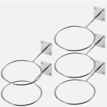 Lot de 5 supports muraux pour ballons de basket-ball et de volley-ball - Cadeau surprise