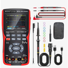 ZOYI 703S 3-in-1 Zweikanal-Handoszilloskop mit 50 MHz Bandbreite, Multimeter-Generator, 280 MSa/s High-Sampling-Profi-Oszilloskop, 25.000 Count Digit